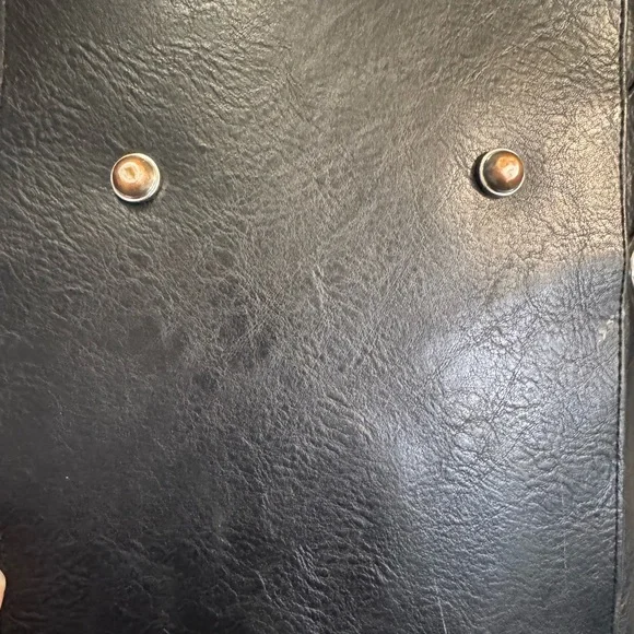 Vintage lululemon Black Duffel Bag Smooth Leather - Picture 8 of 16